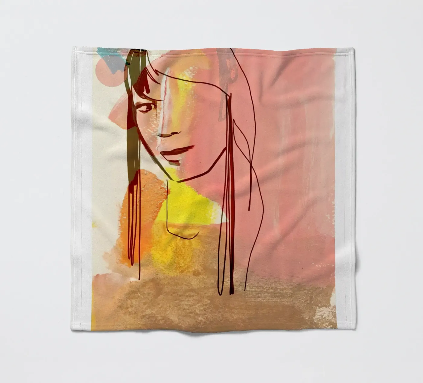 Girl Fleecedecke von SaraRosenbaum