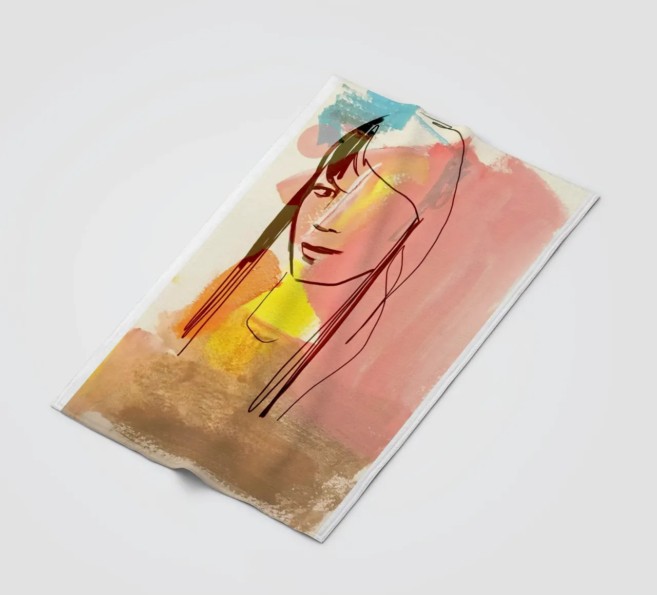 Mädchen Fleecedecke von SaraRosenbaum