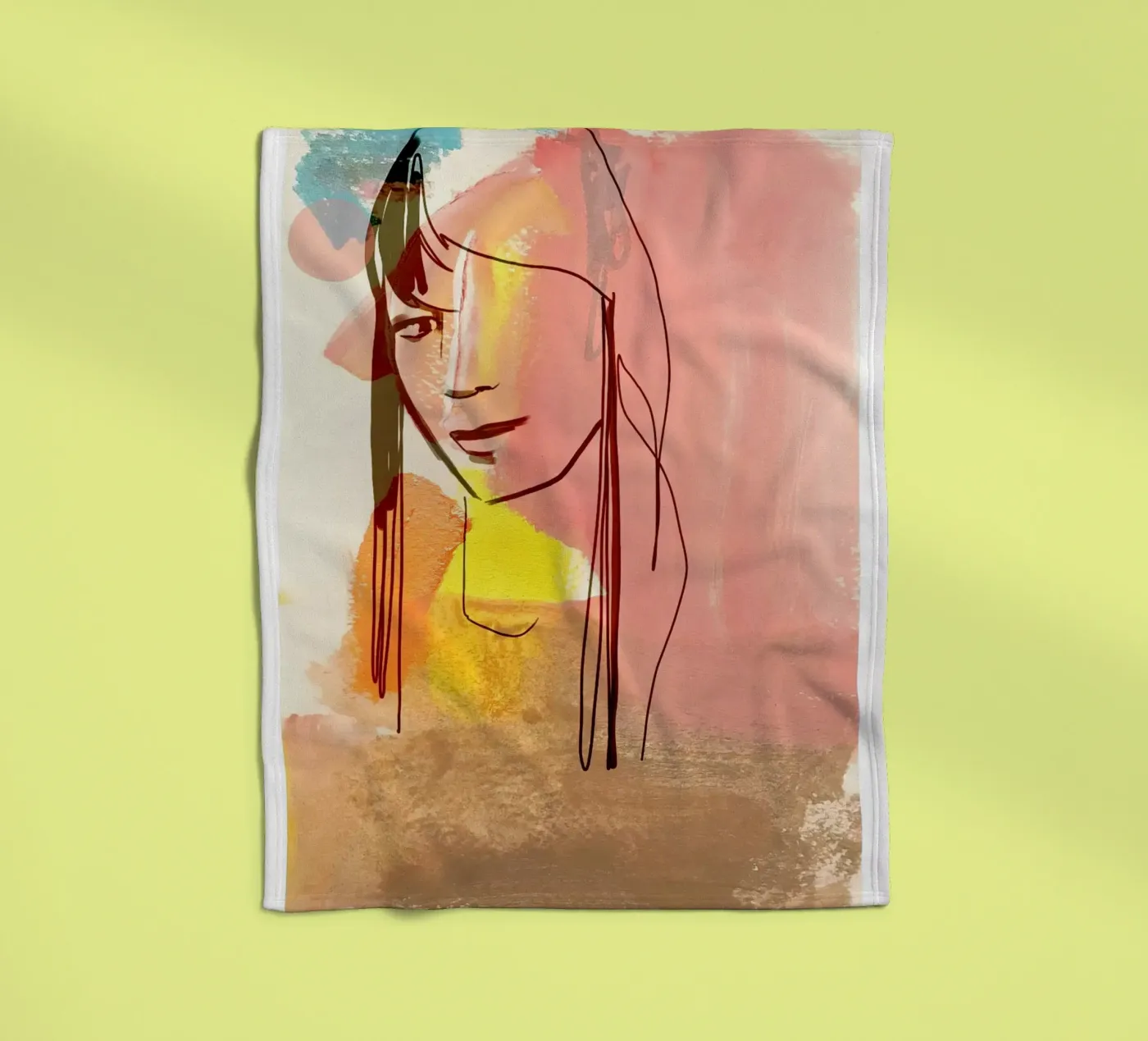 Girl Fleecedecke von SaraRosenbaum