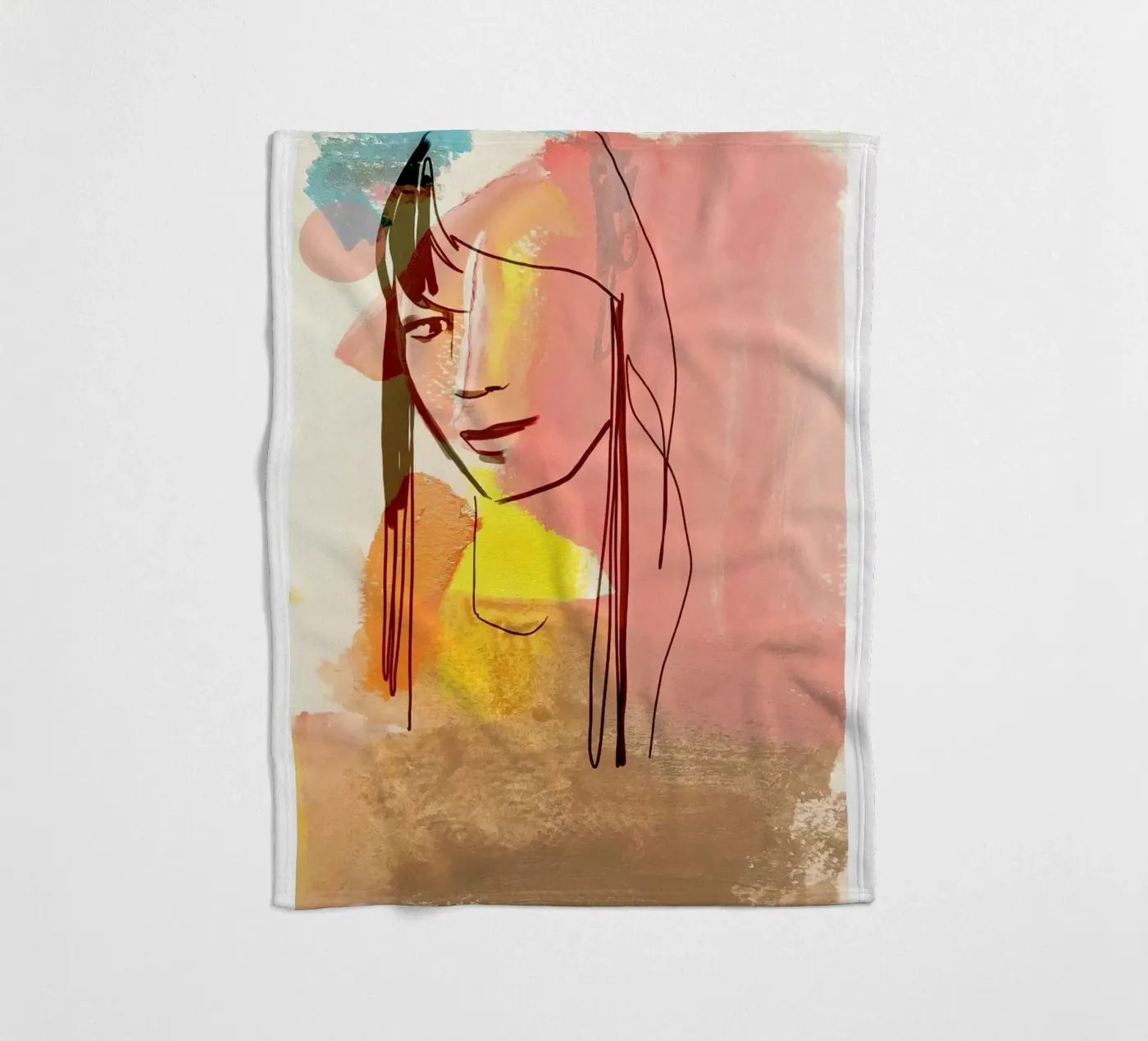 Girl Fleecedecke von SaraRosenbaum