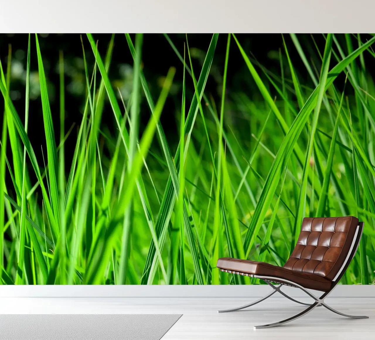 Gras fotobehang van Atteloi