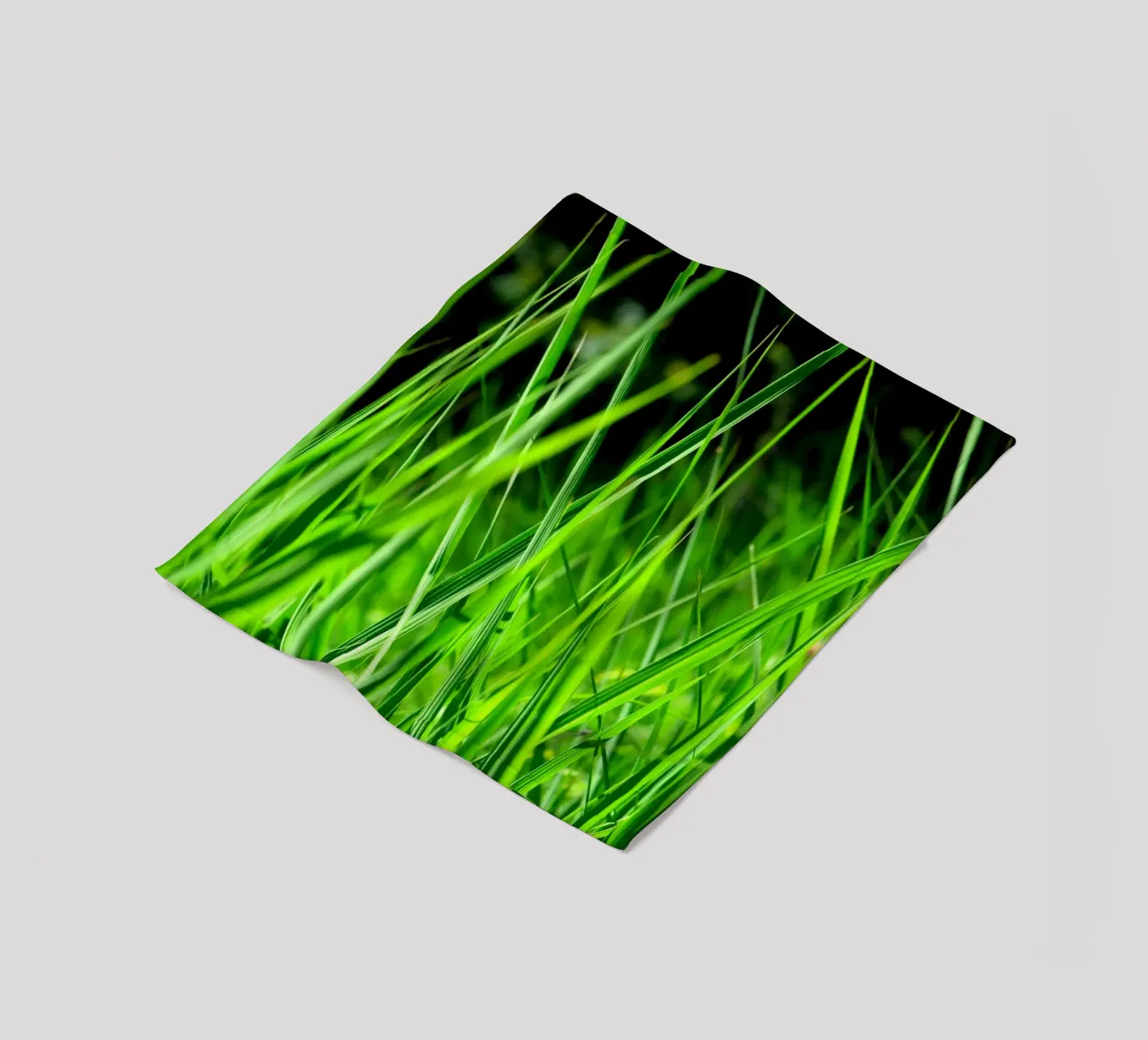 Gras fleecedeken van Atteloi