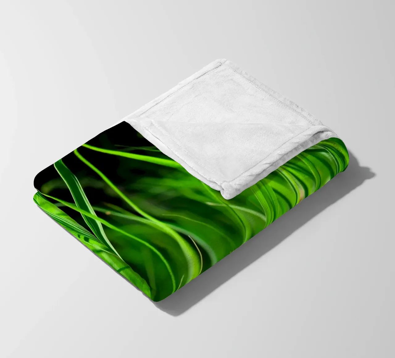 Gras fleecedeken van Atteloi