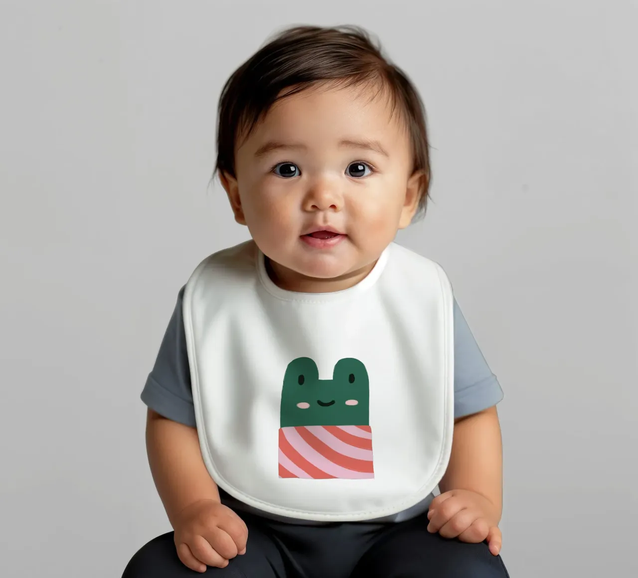 Cool frog bavaglino da we line studio - art