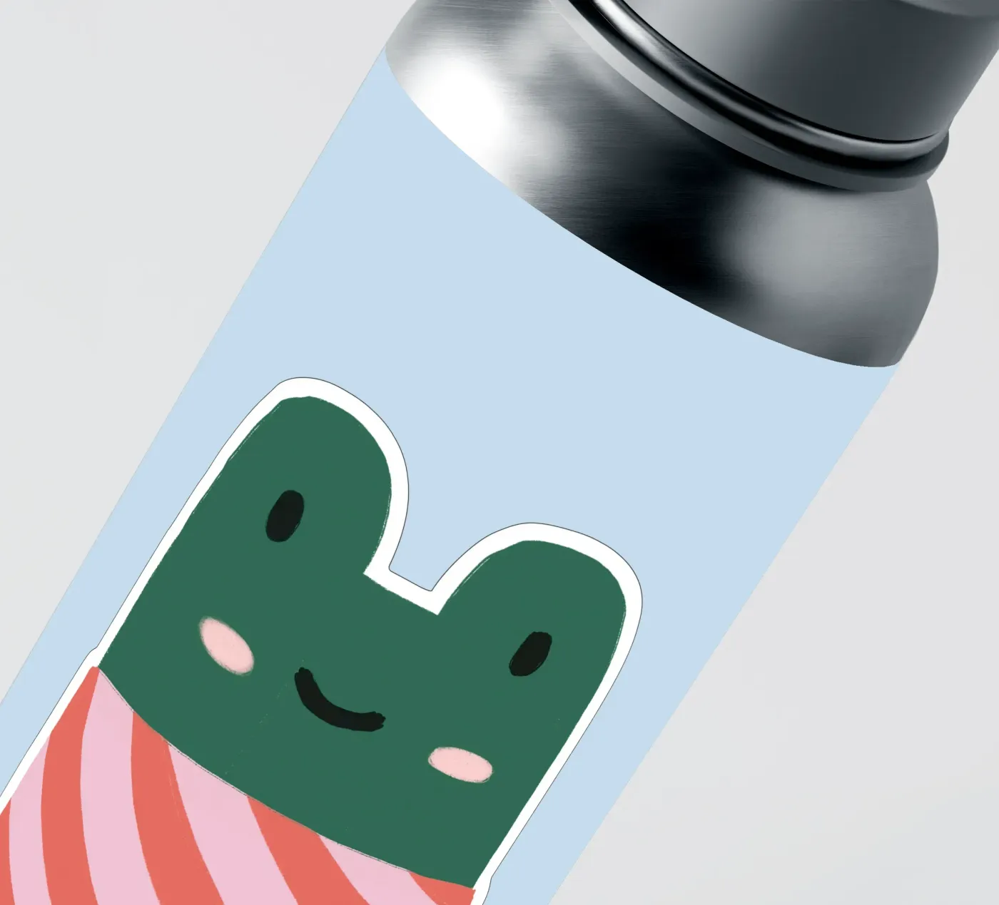 Cool frog sticker by we line studio - art