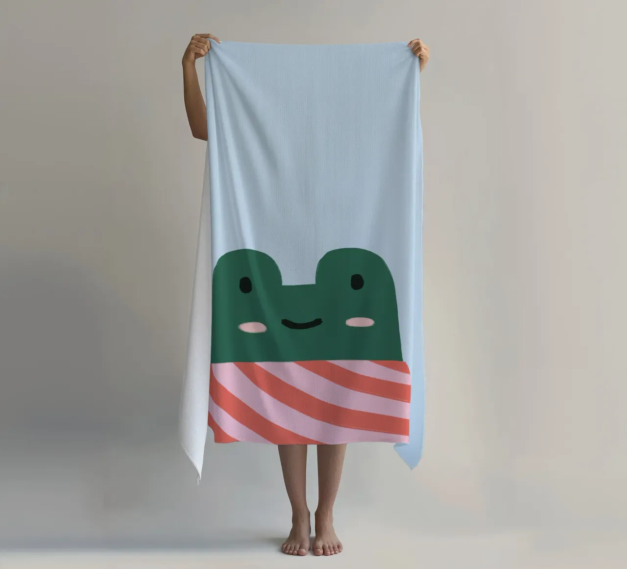 Cool frog telo mare da we line studio - art