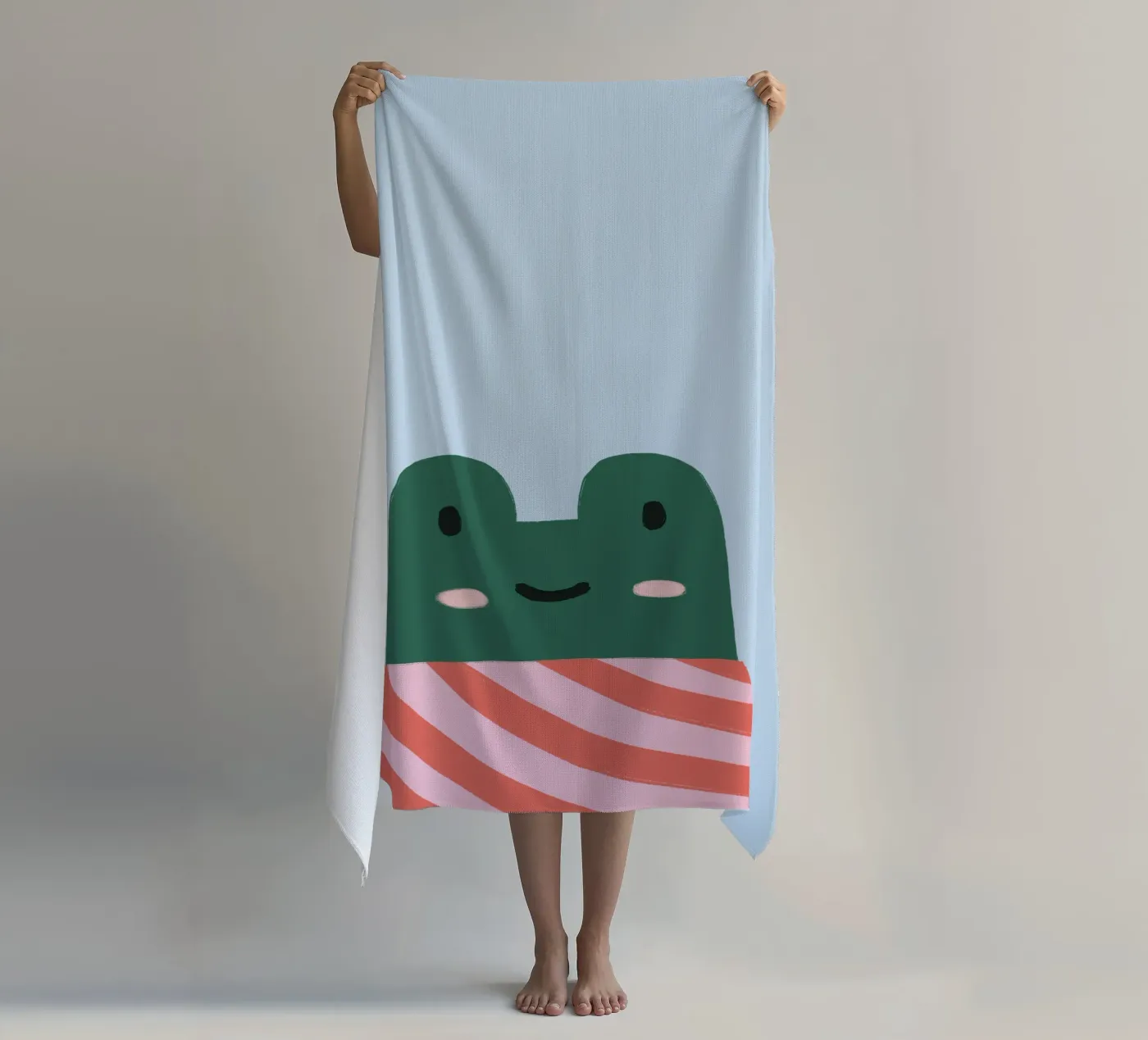 Cool frog telo mare da we line studio - art