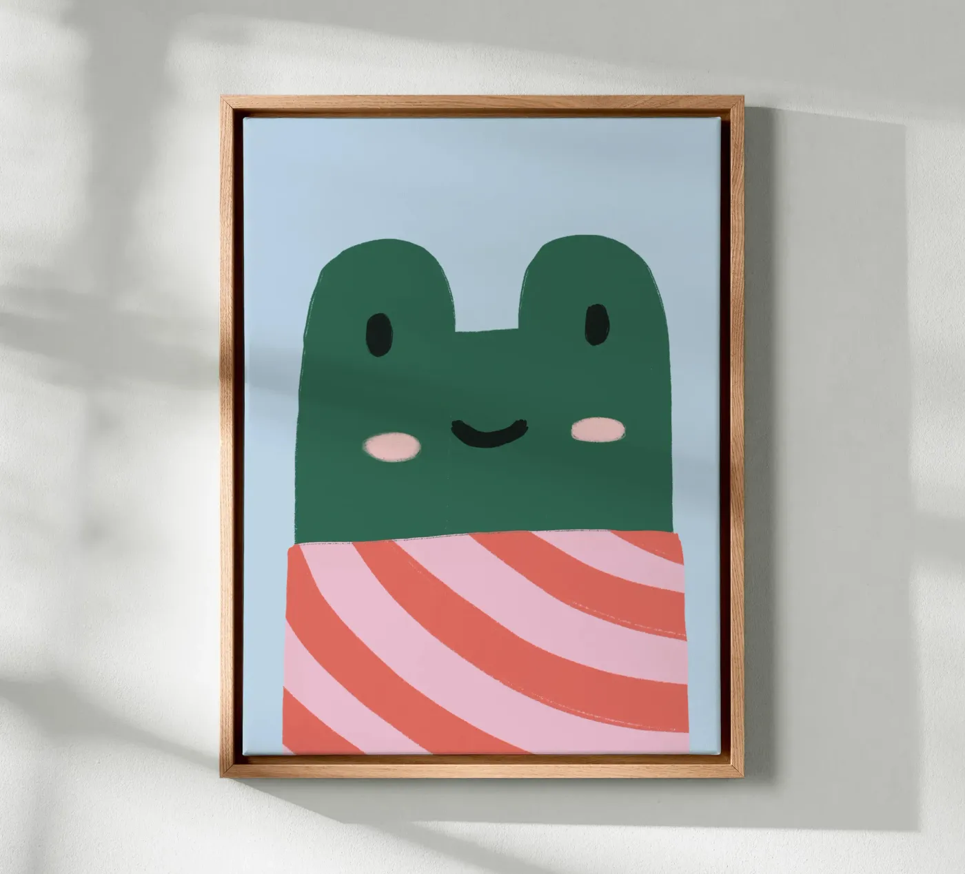Cool frog tela da we line studio - art