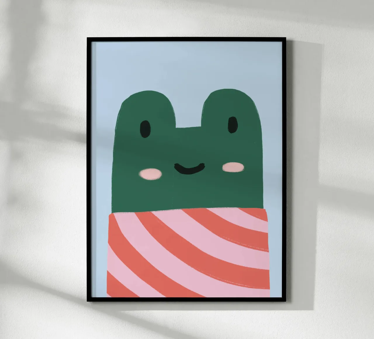 Cool frog poster da we line studio - art