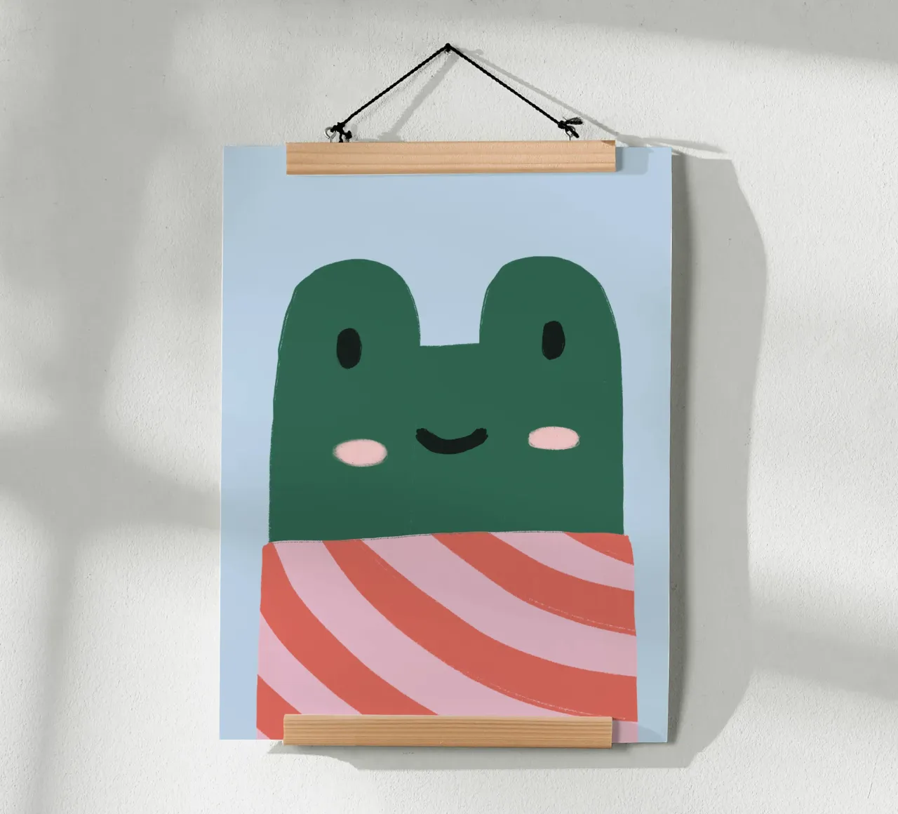 Cool frog poster da we line studio - art