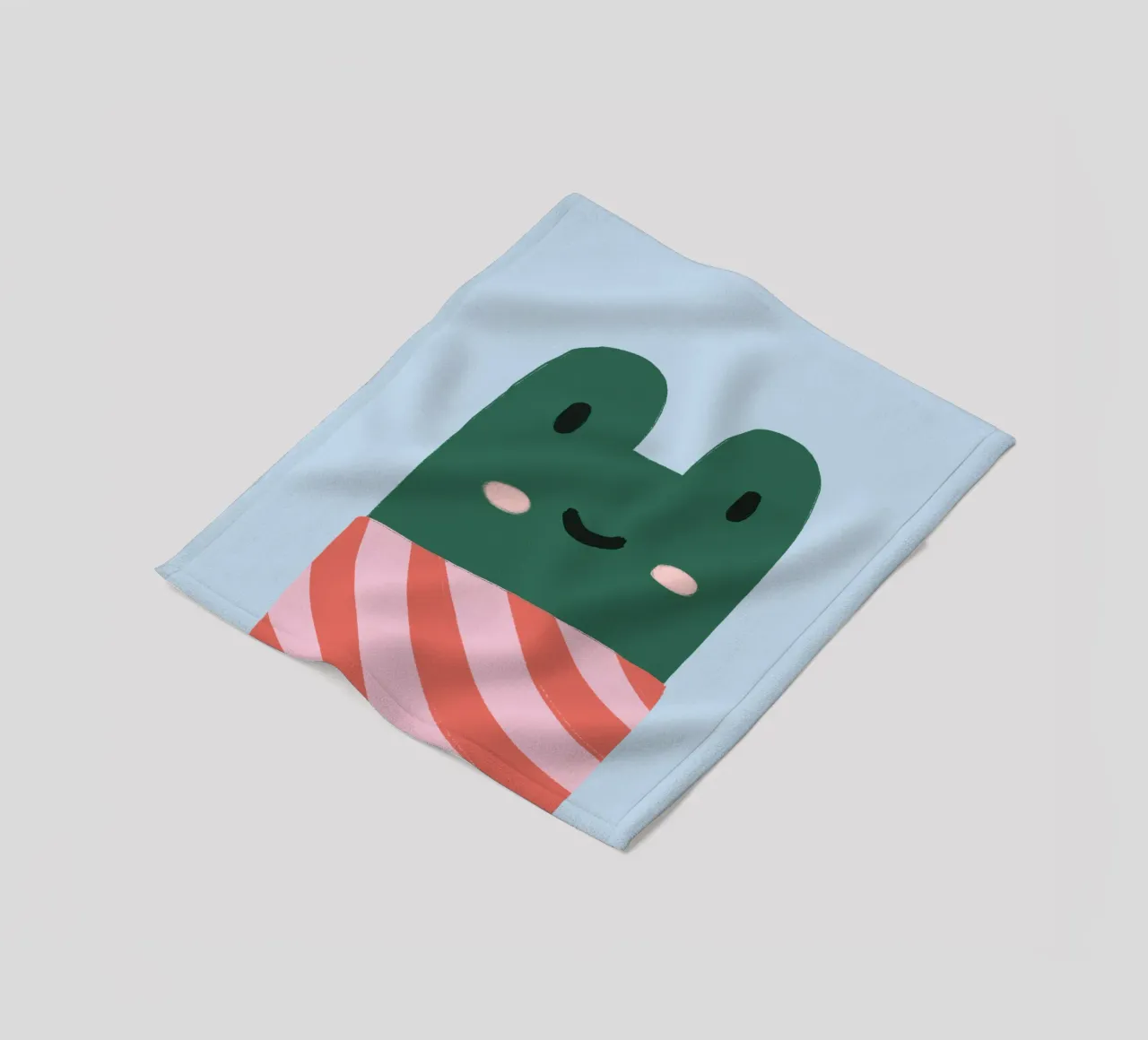 Cool frog Fleecedecke von we line studio - art