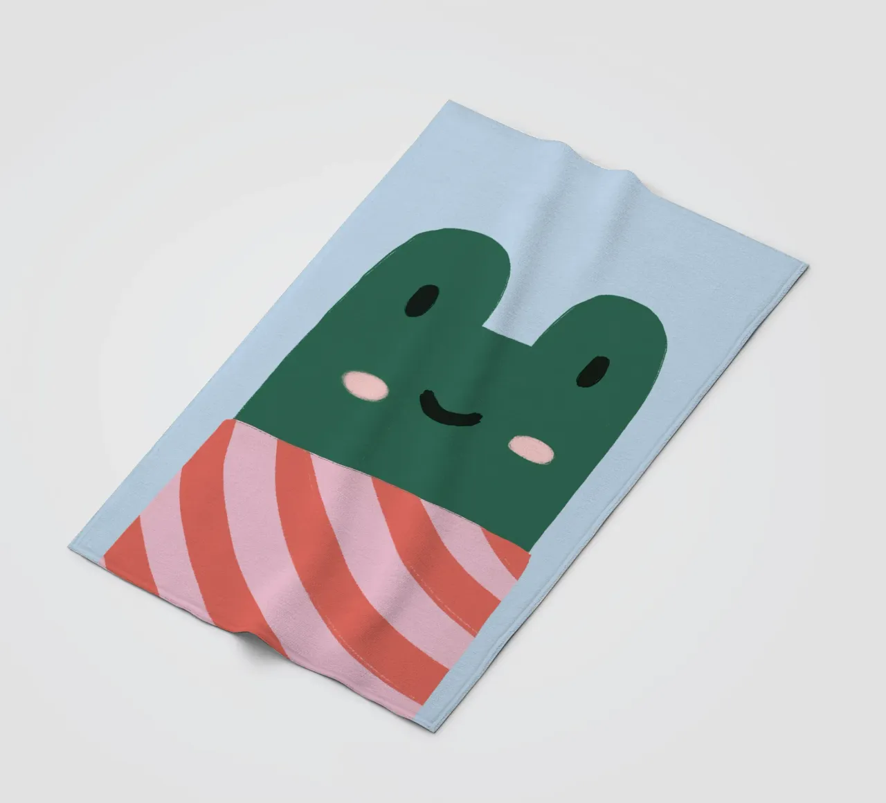 Cool frog Fleecedecke von we line studio - art