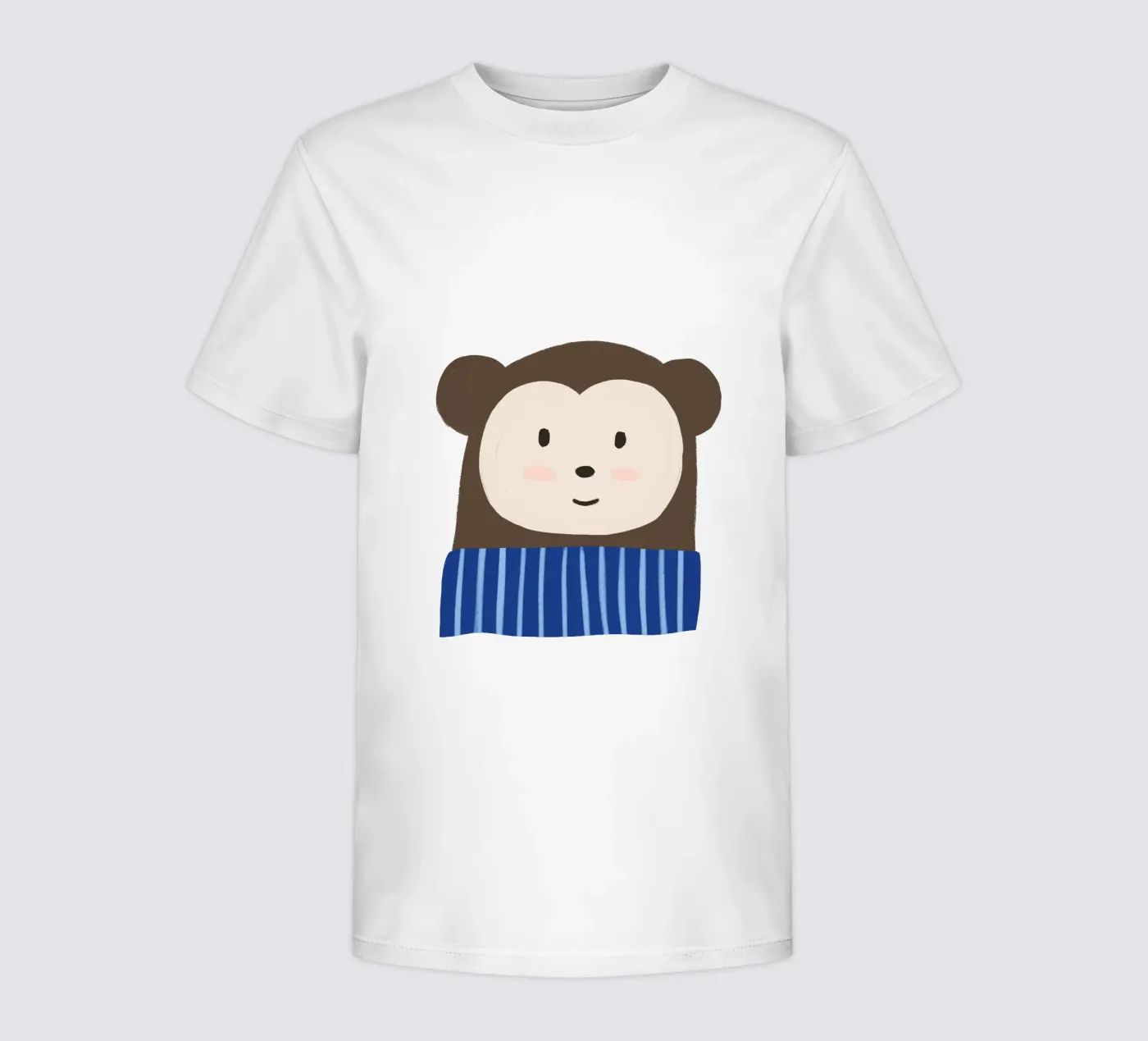 Monkey kinder t-shirt van we line studio - art