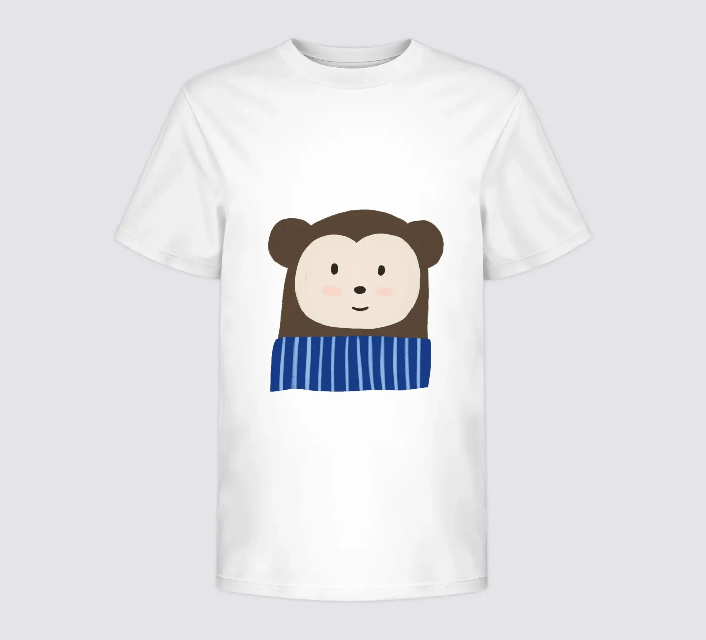 Monkey kinder t-shirt van we line studio - art