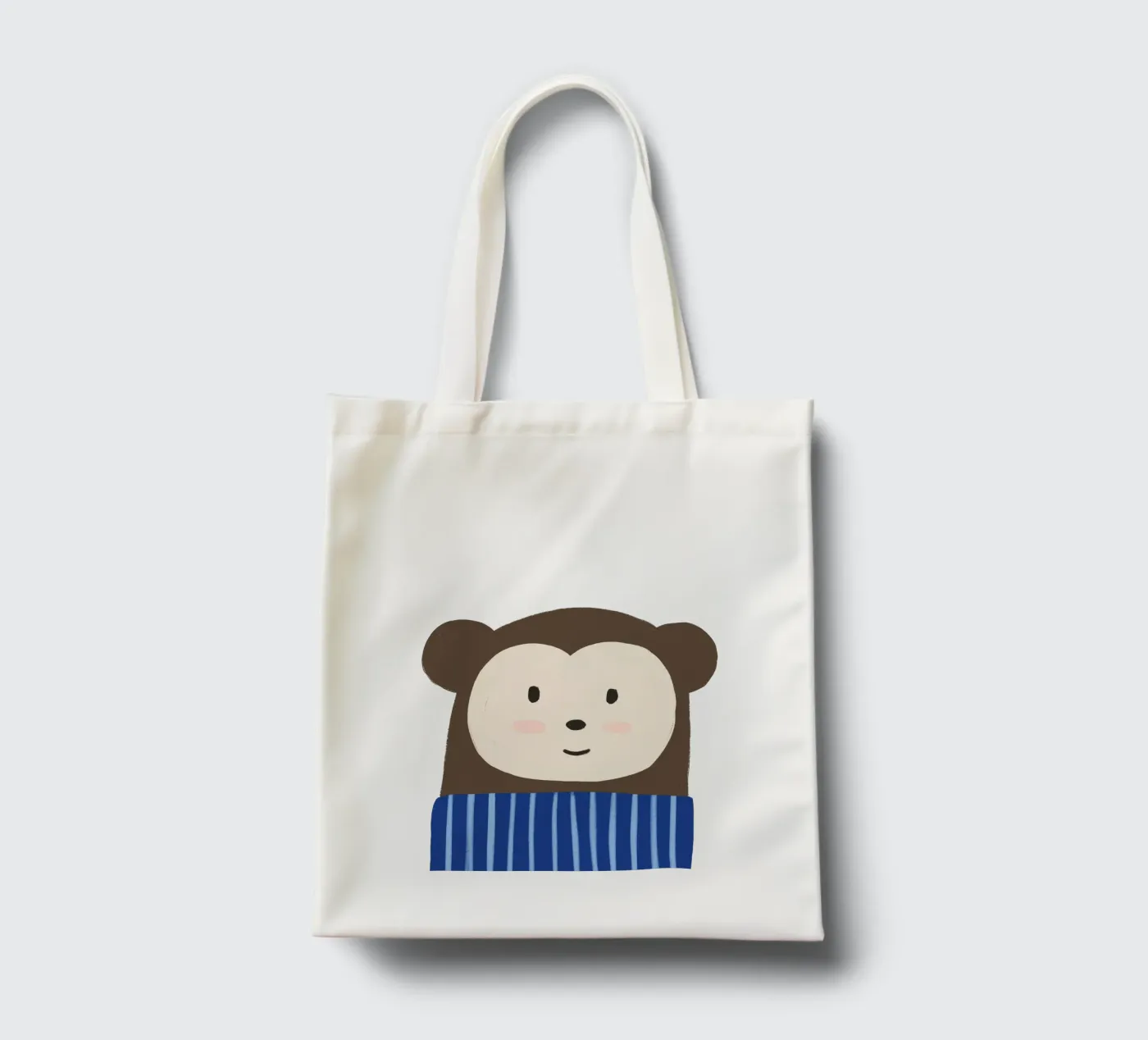 Monkey tote bag by we line studio - art