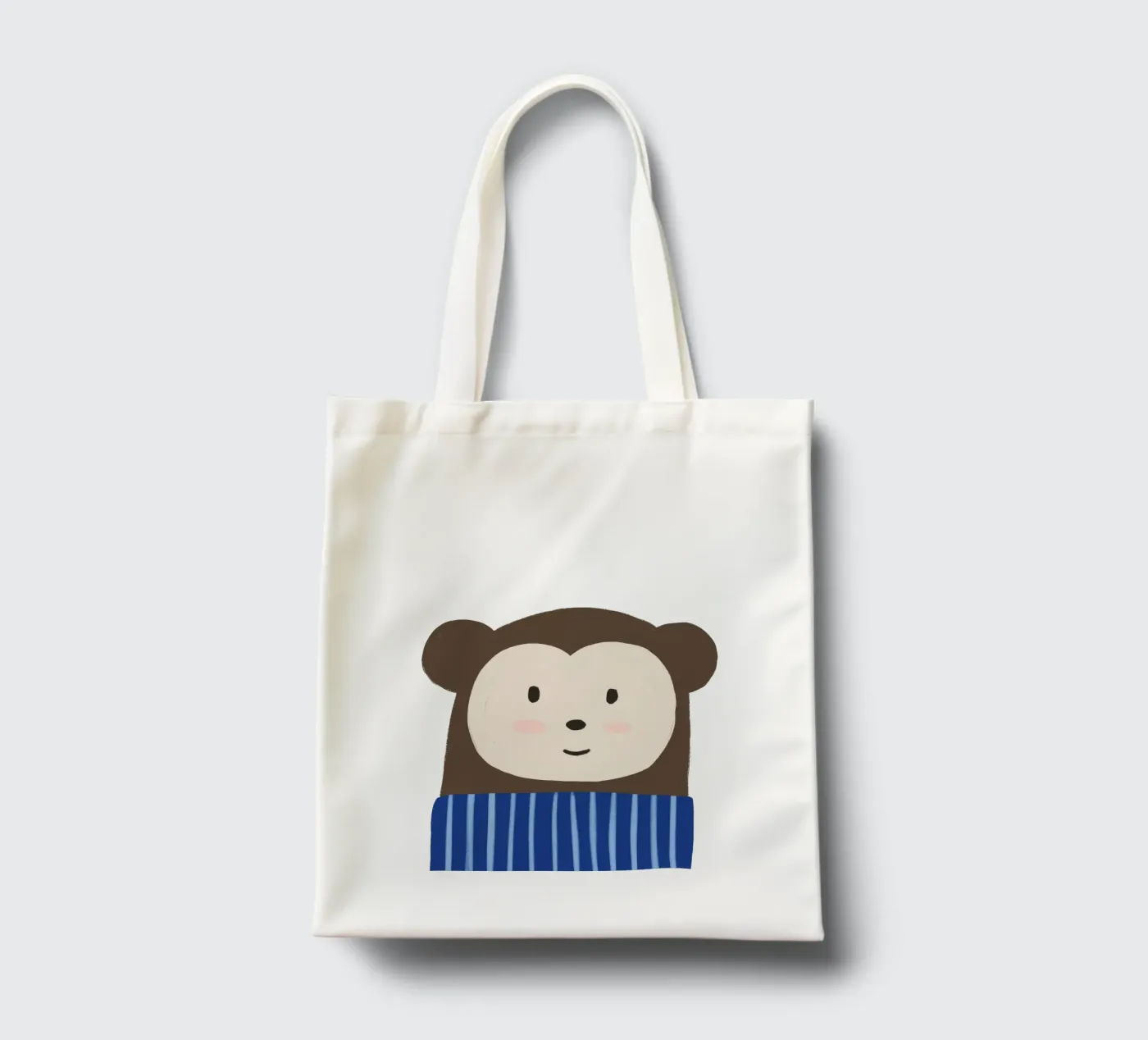 Monkey tote bag by we line studio - art