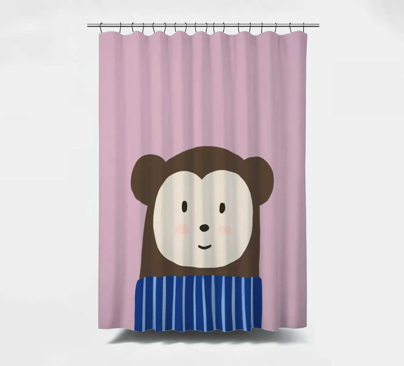 Monkey Duschvorhang von we line studio - art