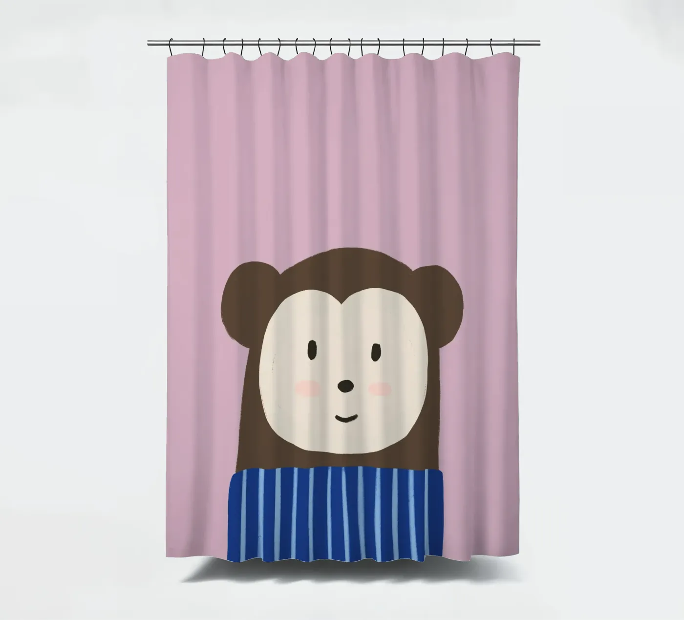 Monkey douchegordijn van we line studio - art