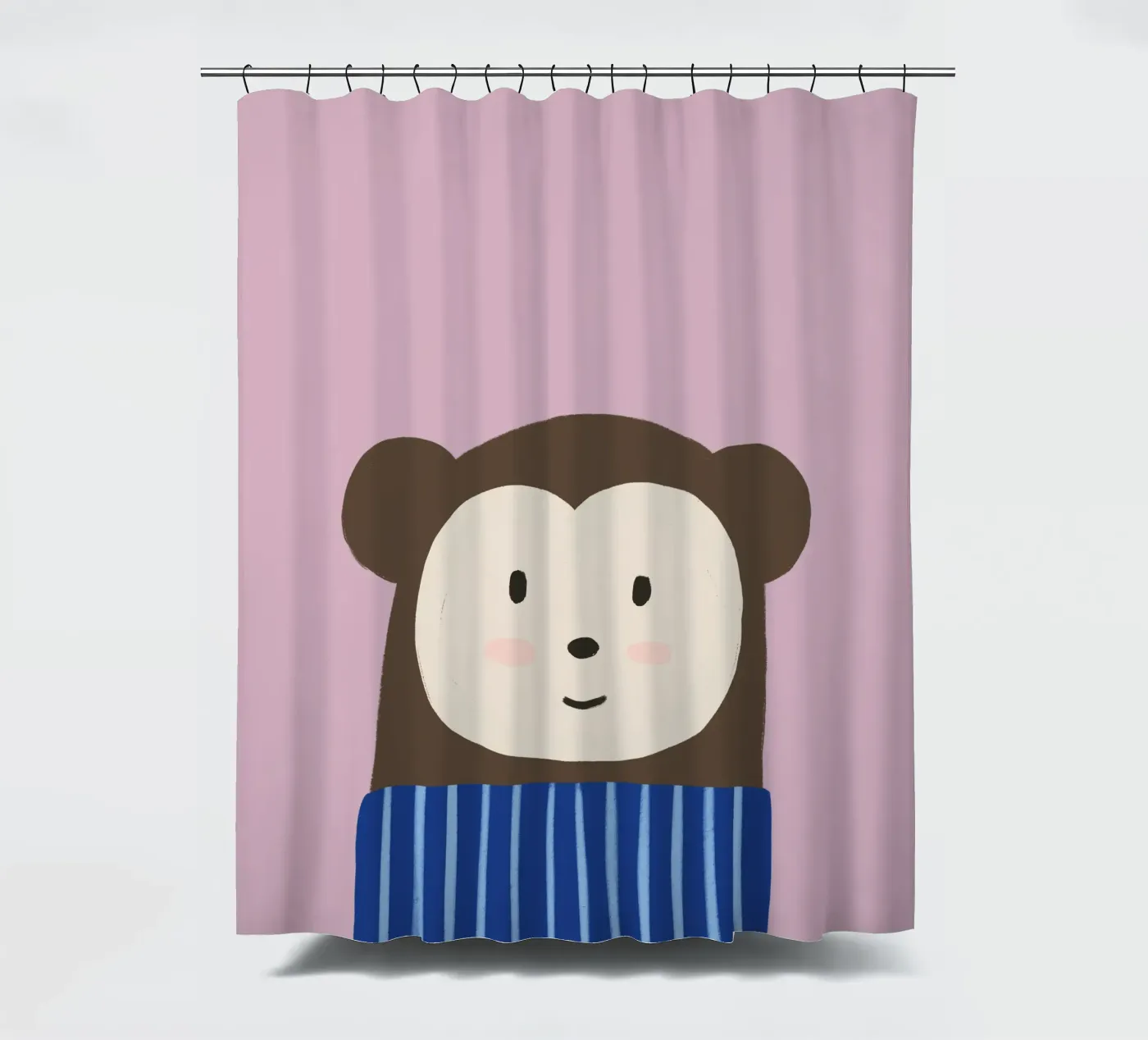 Monkey Duschvorhang von we line studio - art