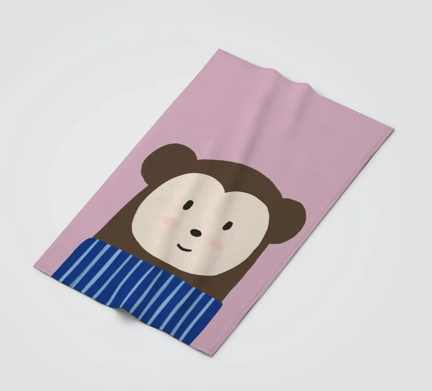 Monkey plaid polaire de we line studio - art
