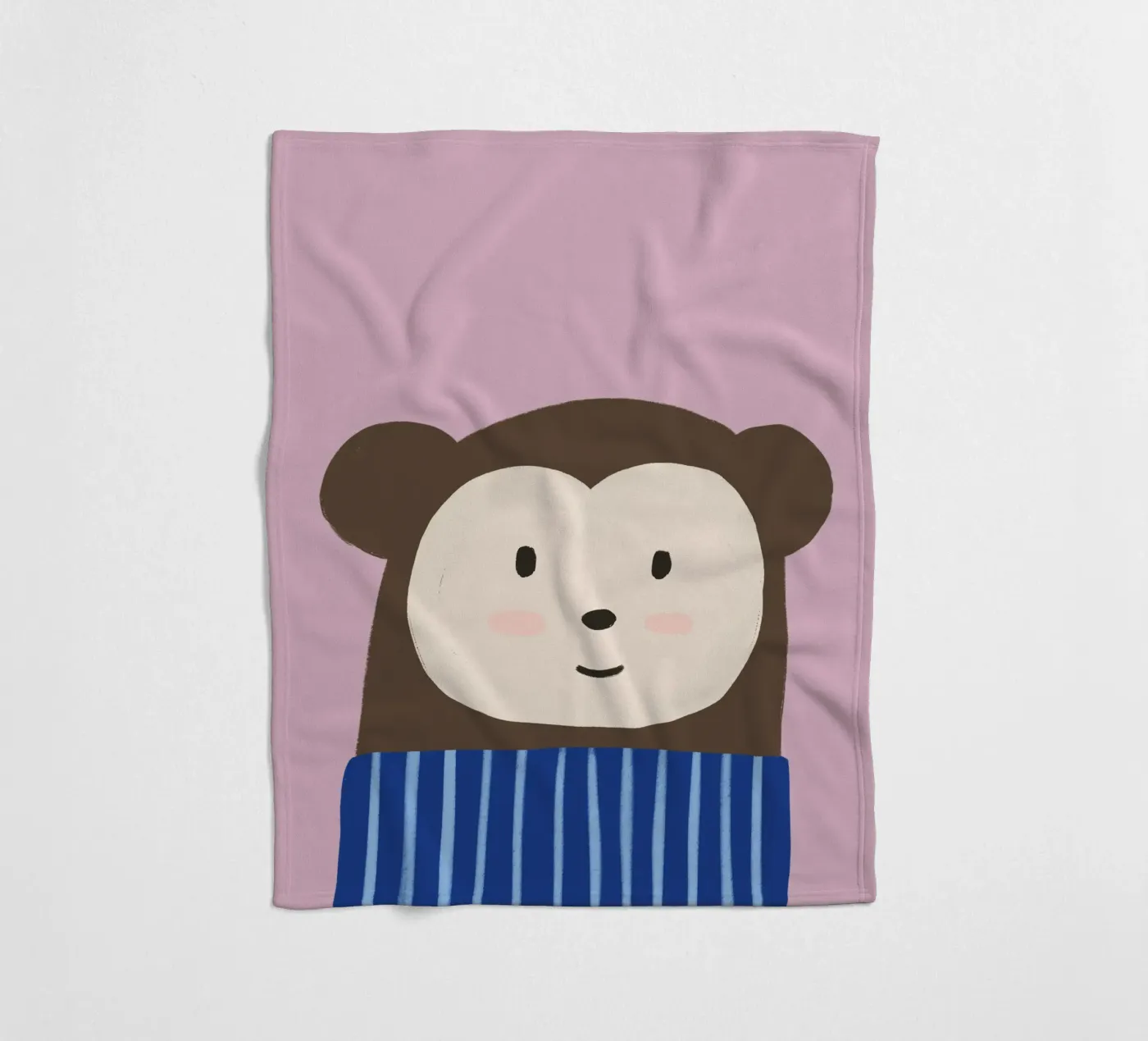 Monkey fleecedeken van we line studio - art