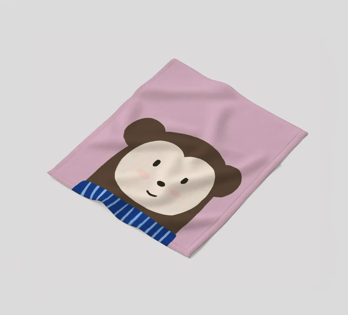 Monkey plaid polaire de we line studio - art