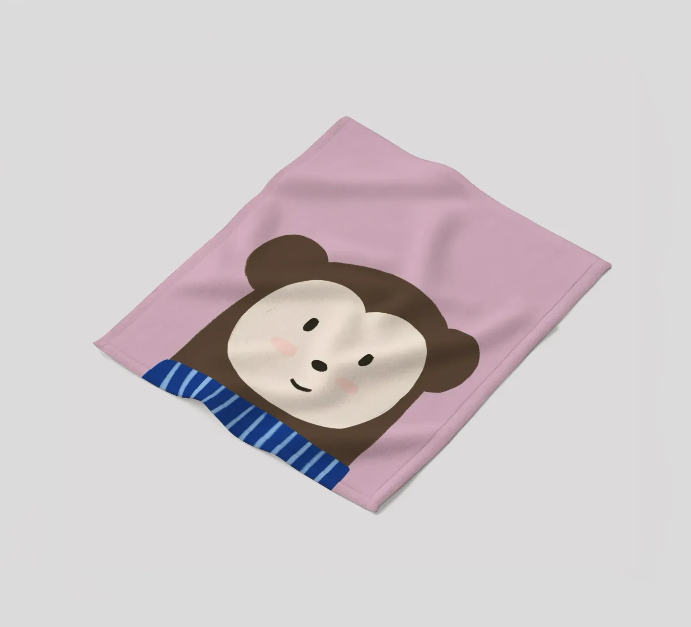 Monkey fleecedeken van we line studio - art