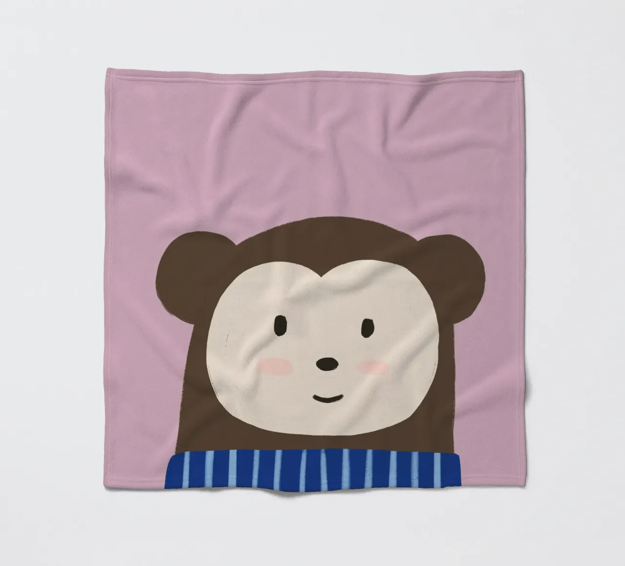 Monkey Fleecedecke von we line studio - art