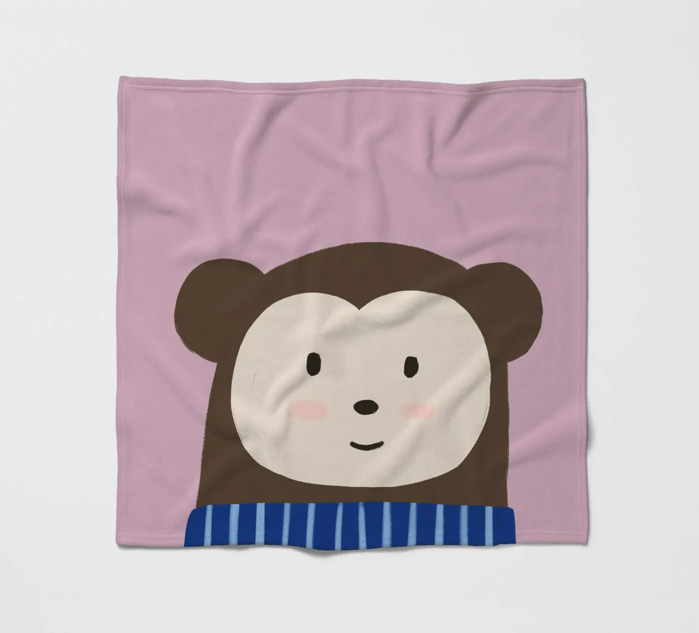 Monkey plaid polaire de we line studio - art
