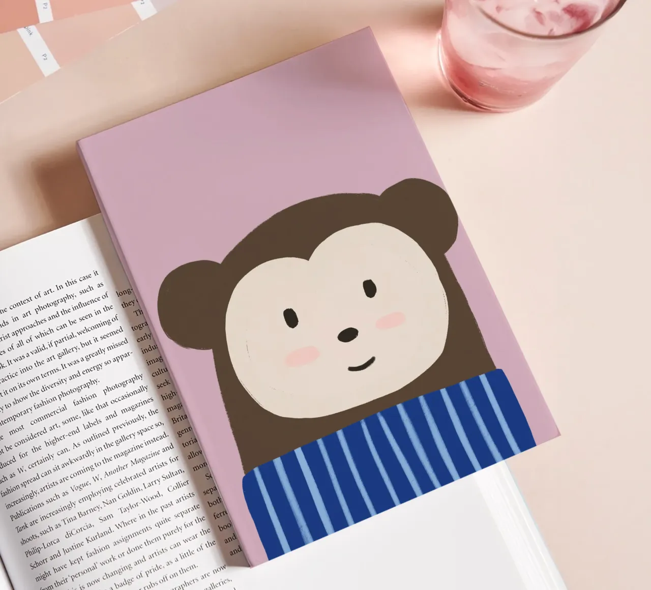 Monkey notebook by we line studio - art