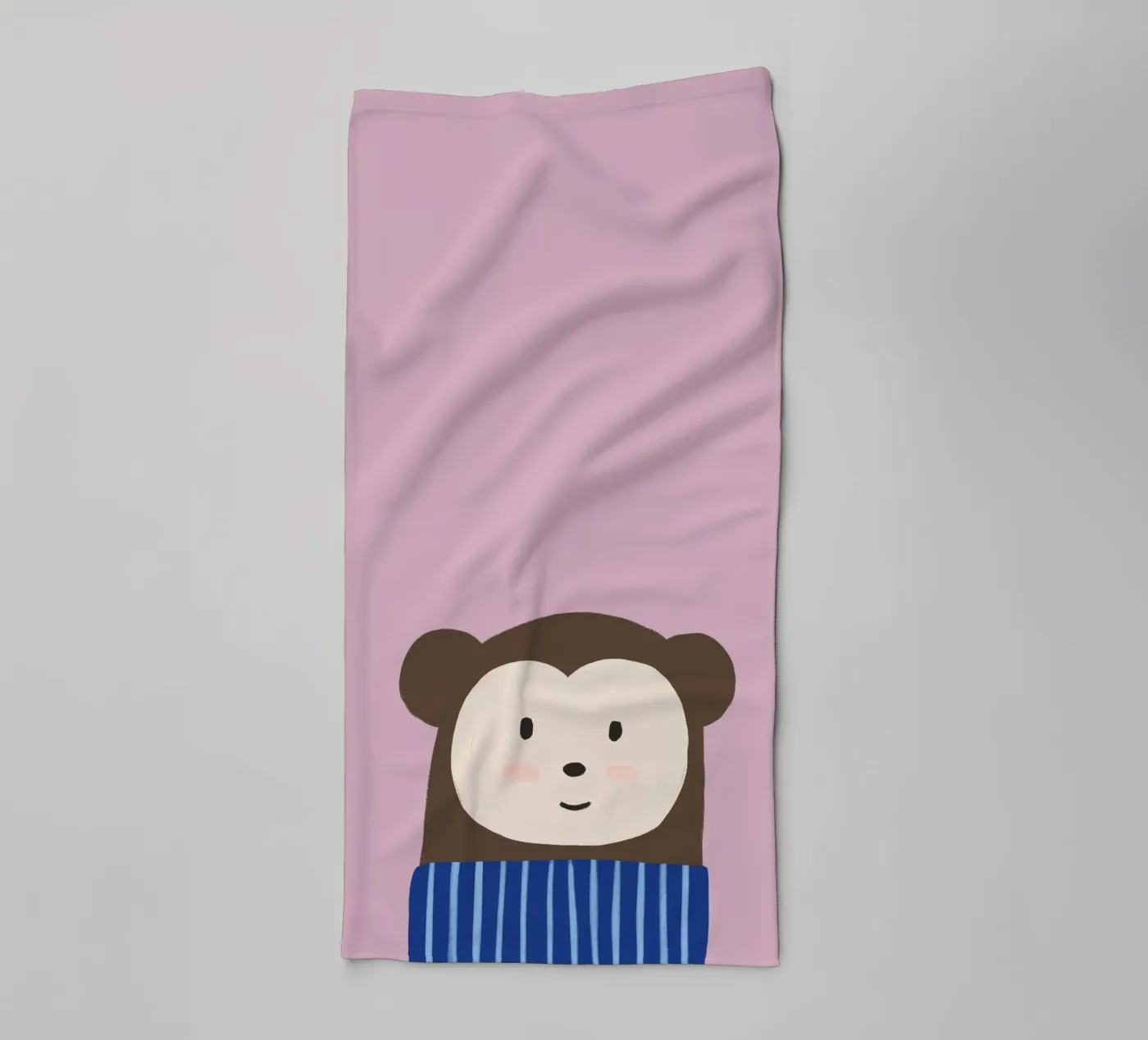 Monkey towel by we line studio - art