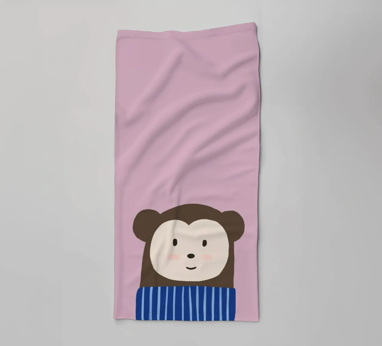 Monkey badhanddoek van we line studio - art