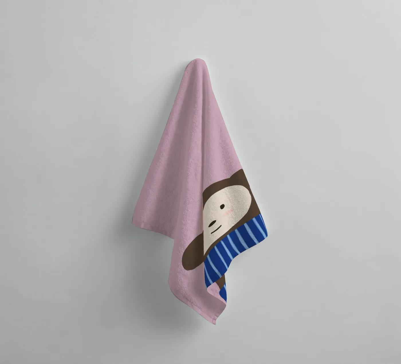 Monkey towel by we line studio - art