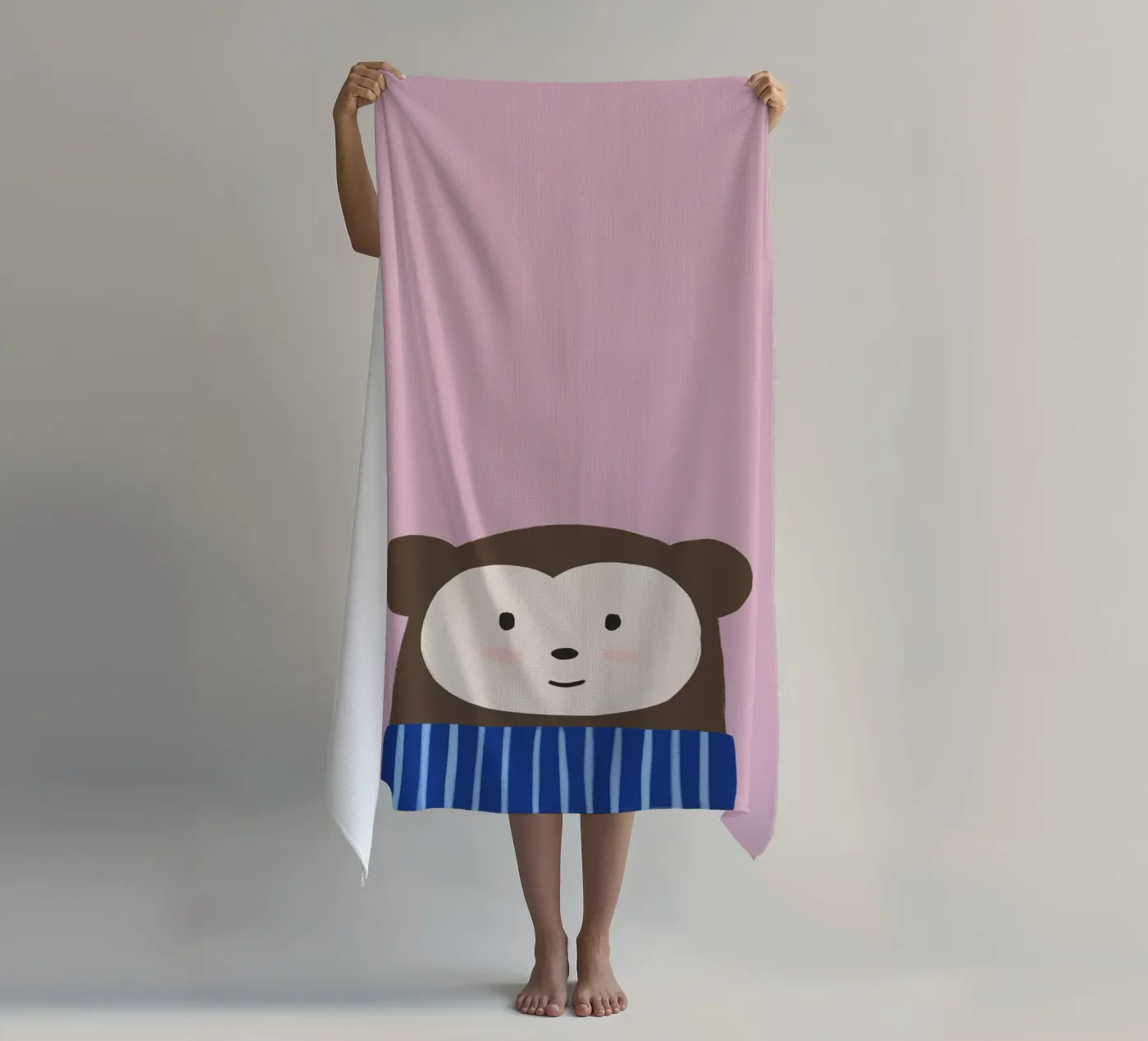 Monkey serviette de plage de we line studio - art