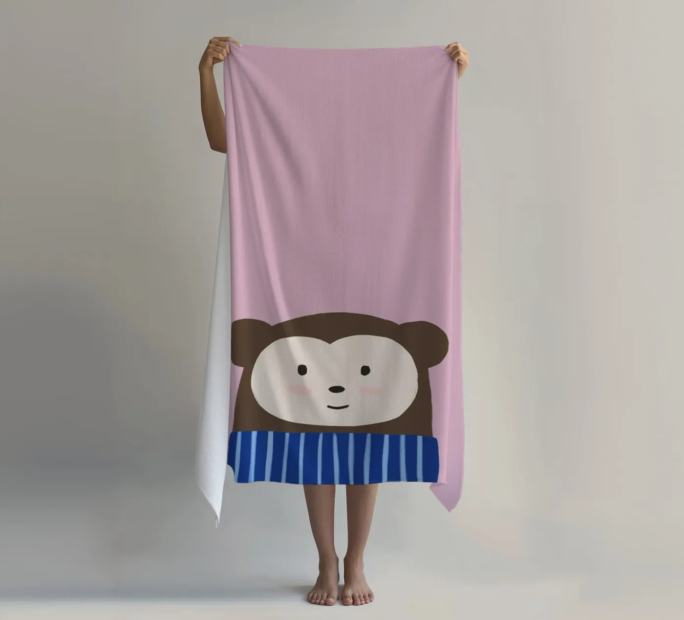 Monkey beach towel by we line studio - art