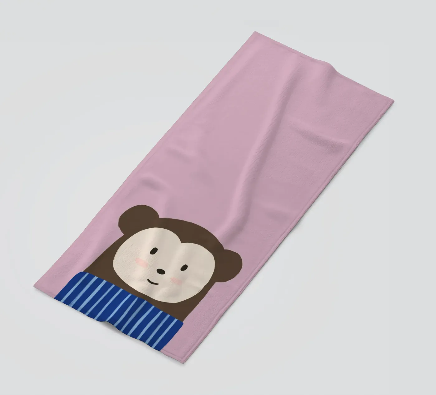 Monkey beach towel by we line studio - art