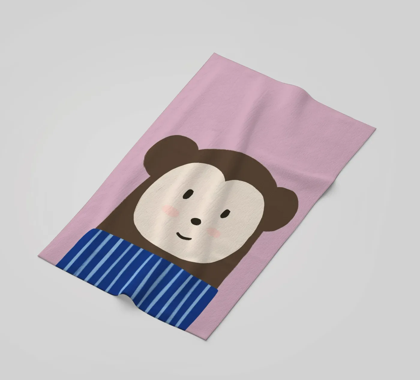 Monkey beach towel by we line studio - art