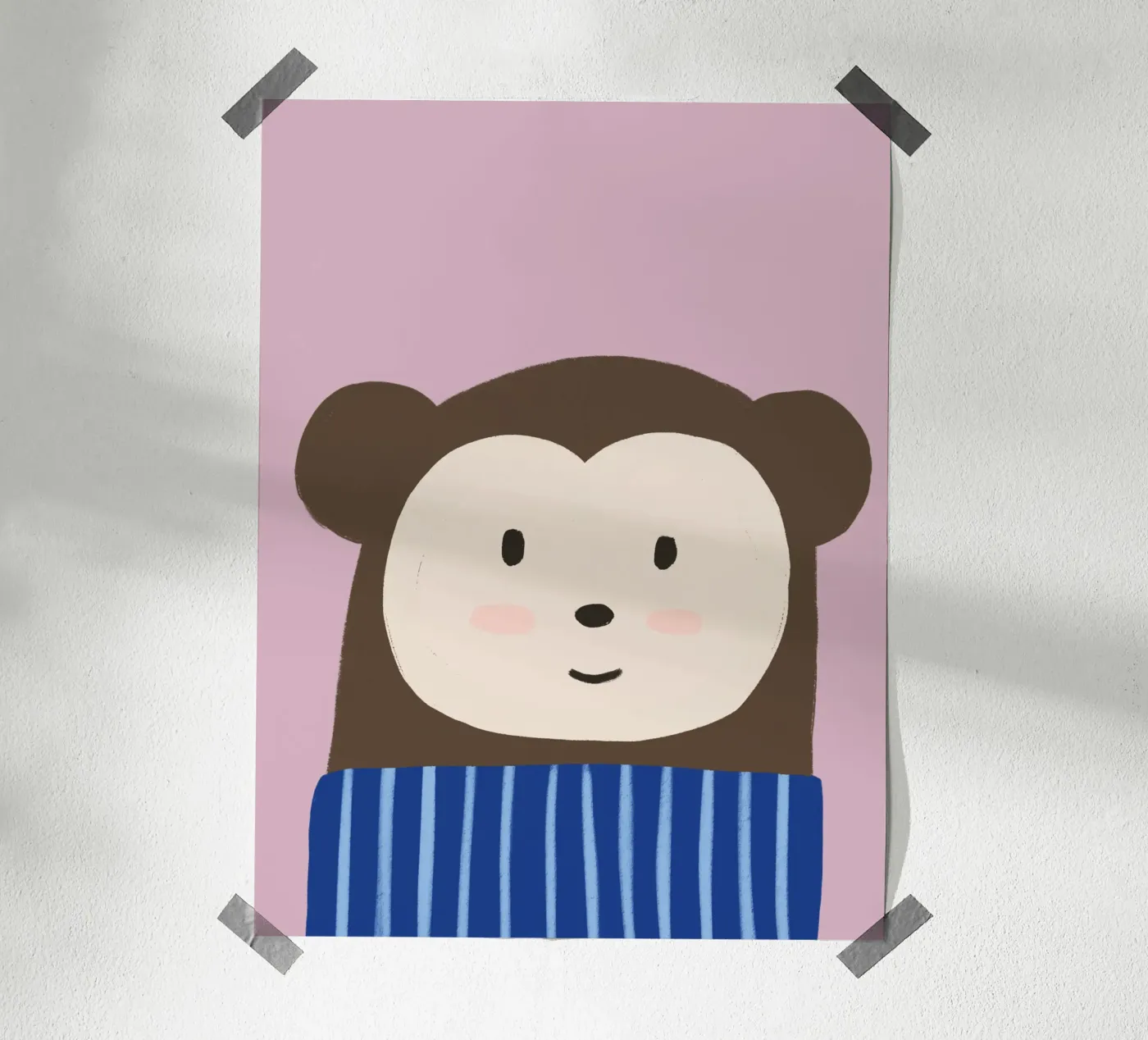 Monkey poster da we line studio - art