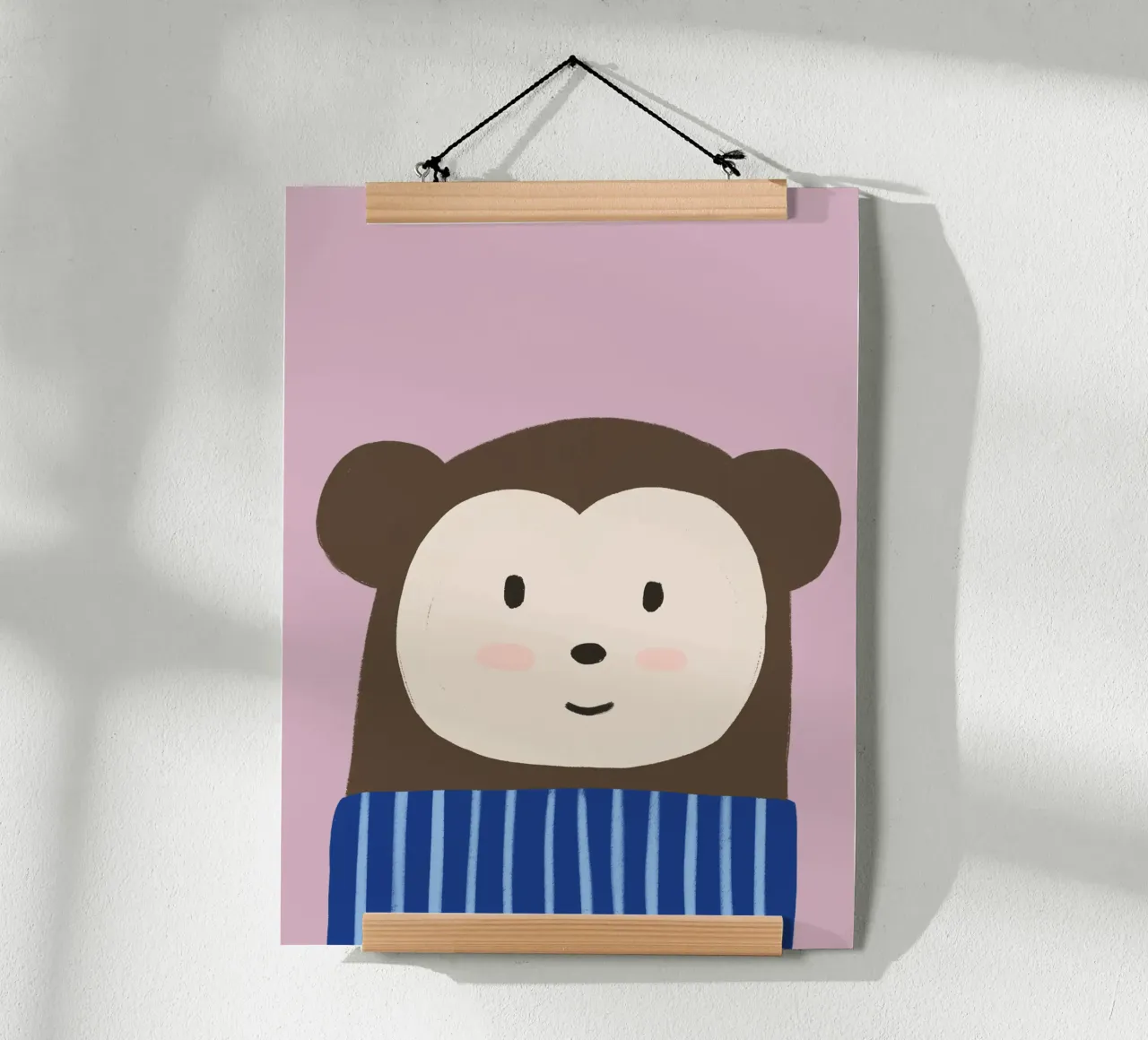 Monkey Poster von we line studio - art