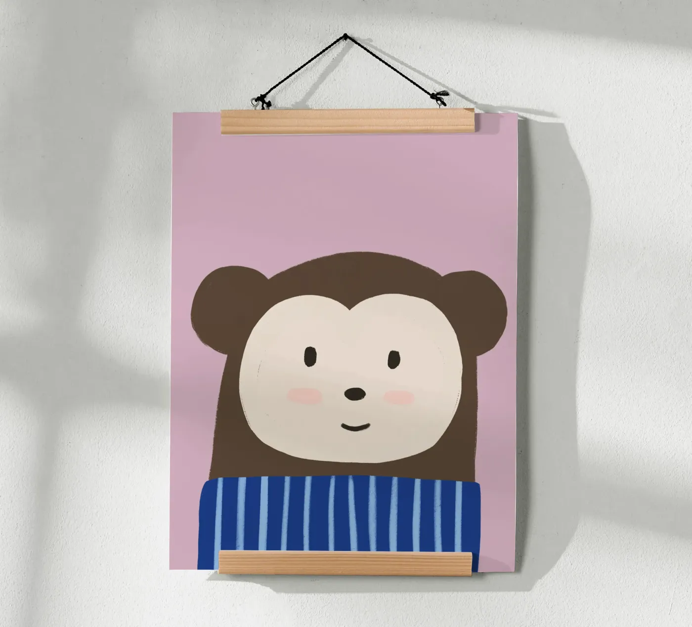 Monkey poster da we line studio - art