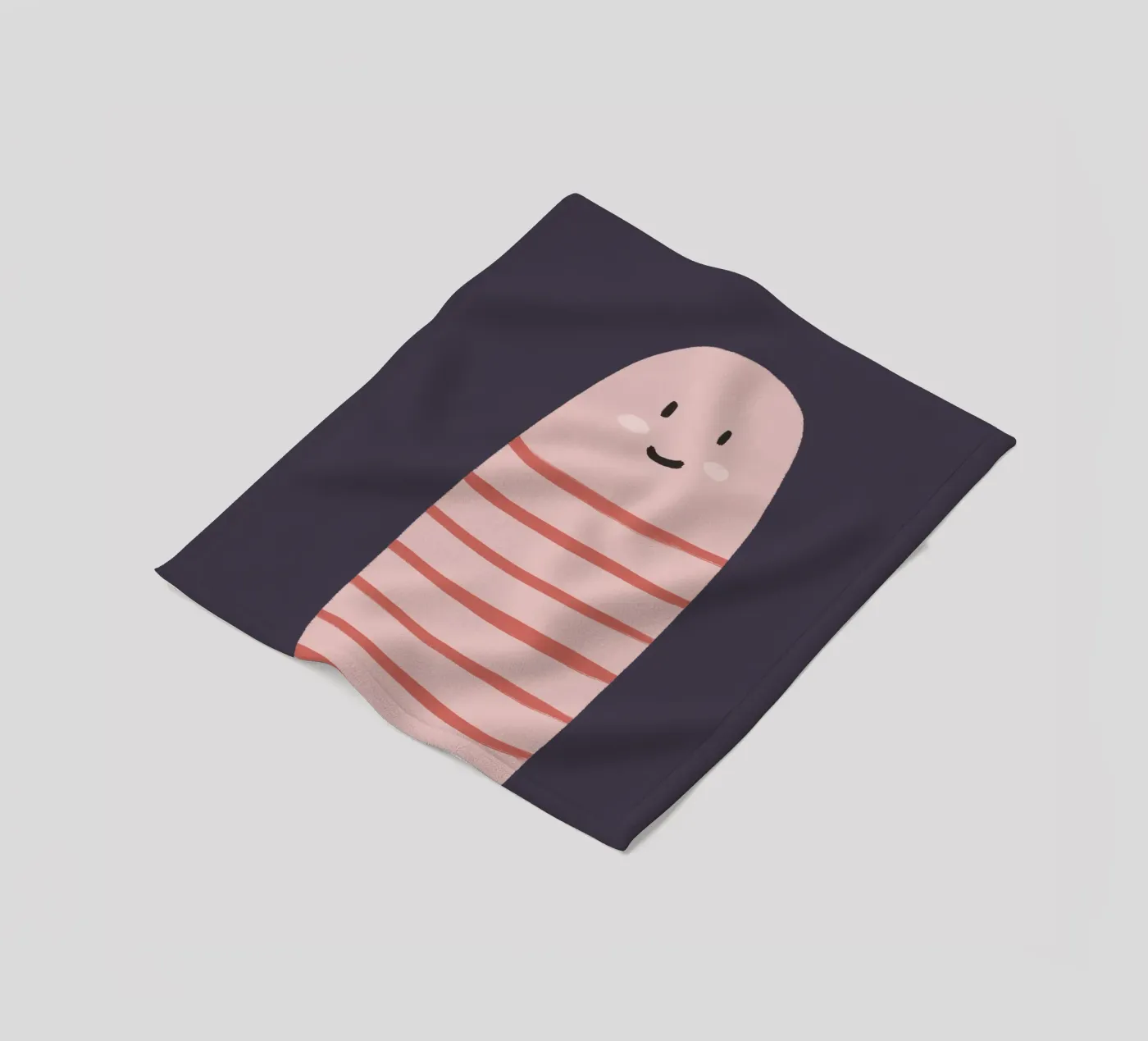 Earthworm fleecedeken van we line studio - art