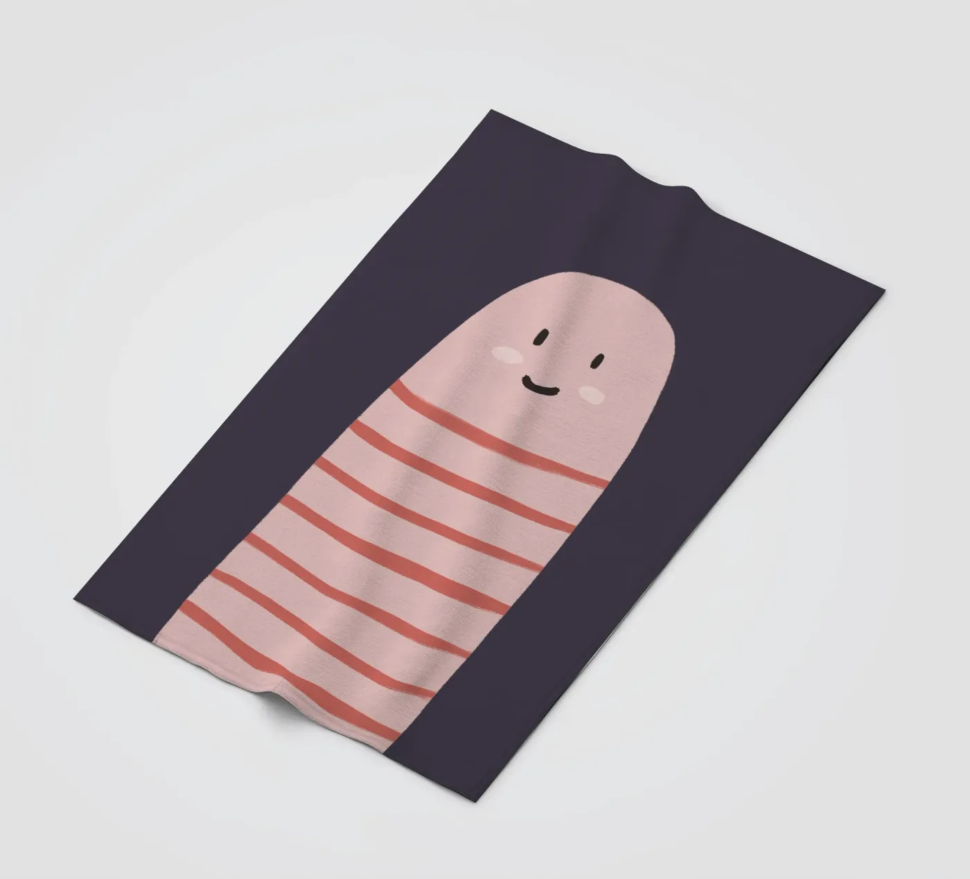 Earthworm fleecedeken van we line studio - art