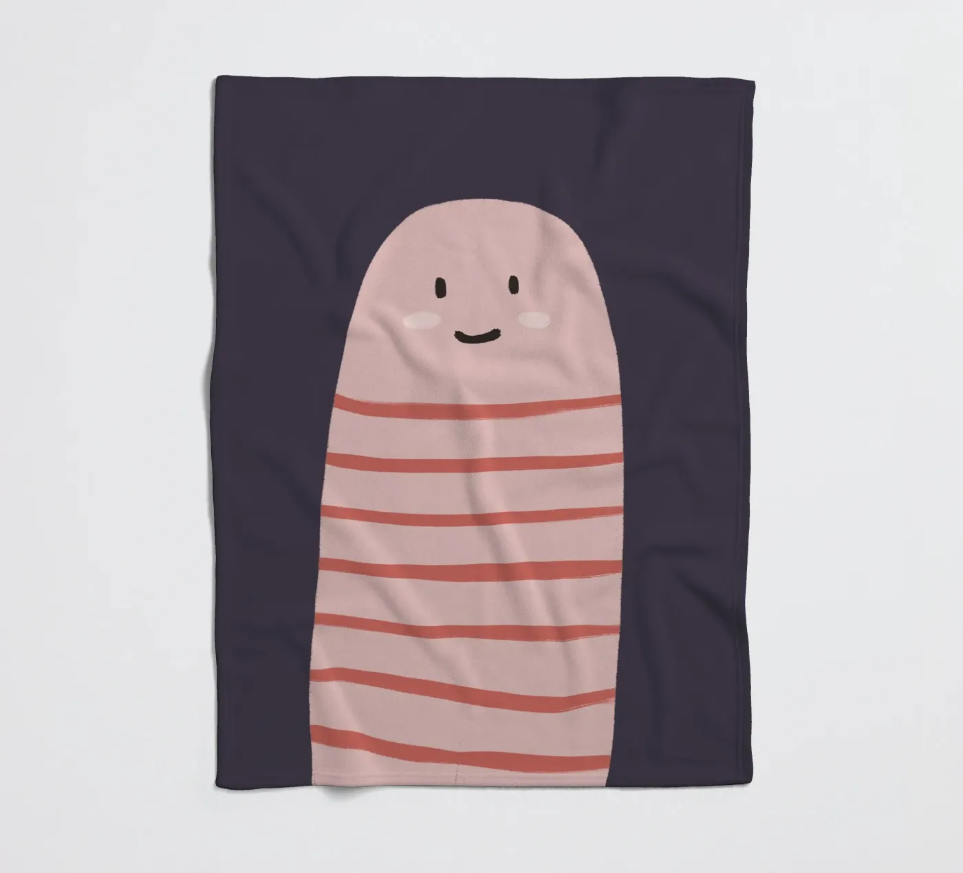 Earthworm fleecedeken van we line studio - art