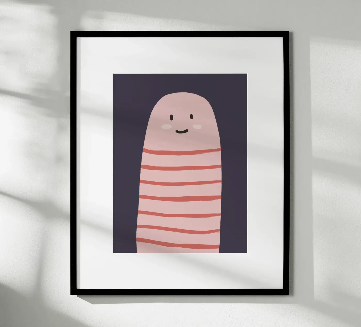 Regenwurm Poster von we line studio - art