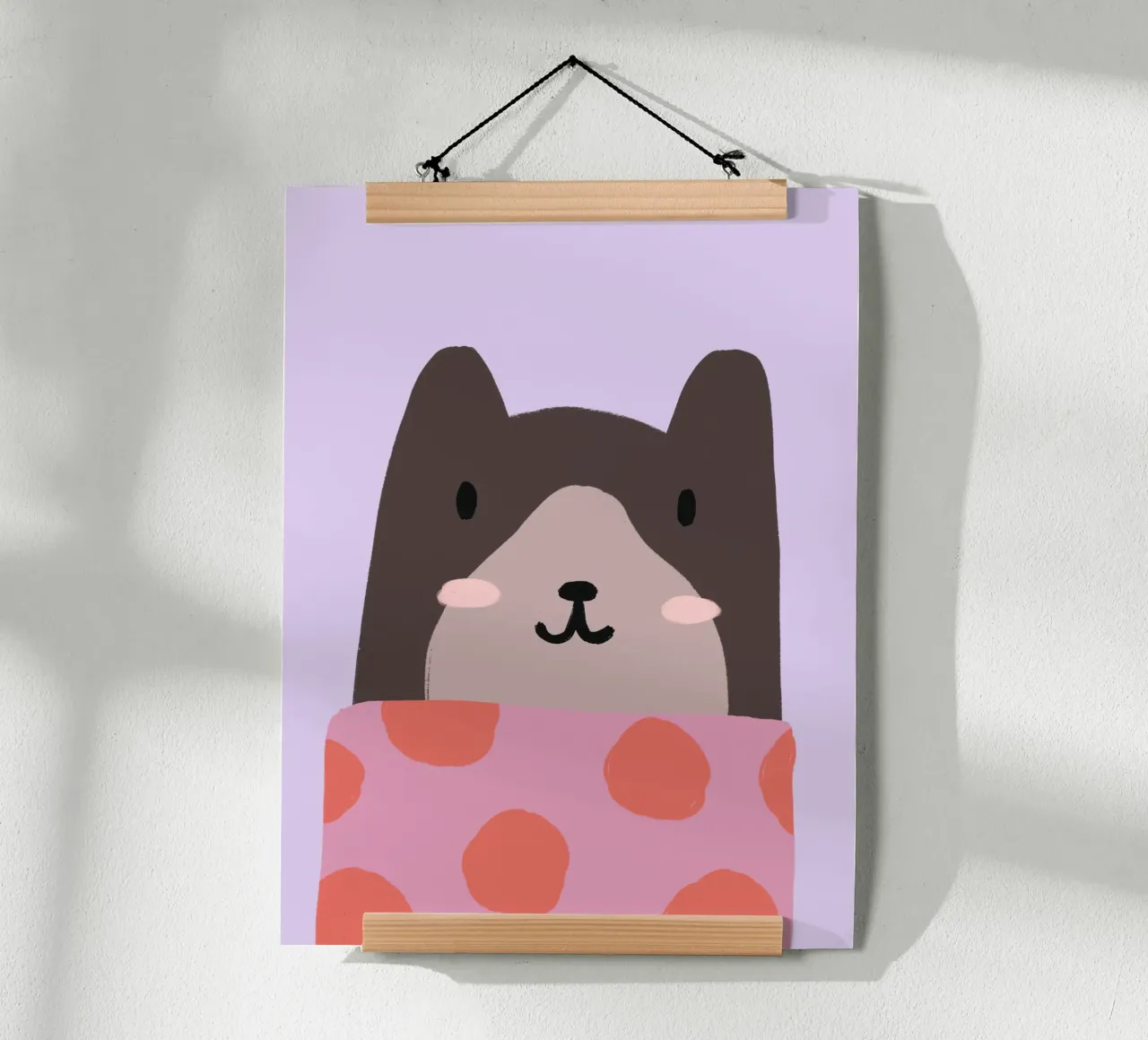 Dog poster da we line studio - art