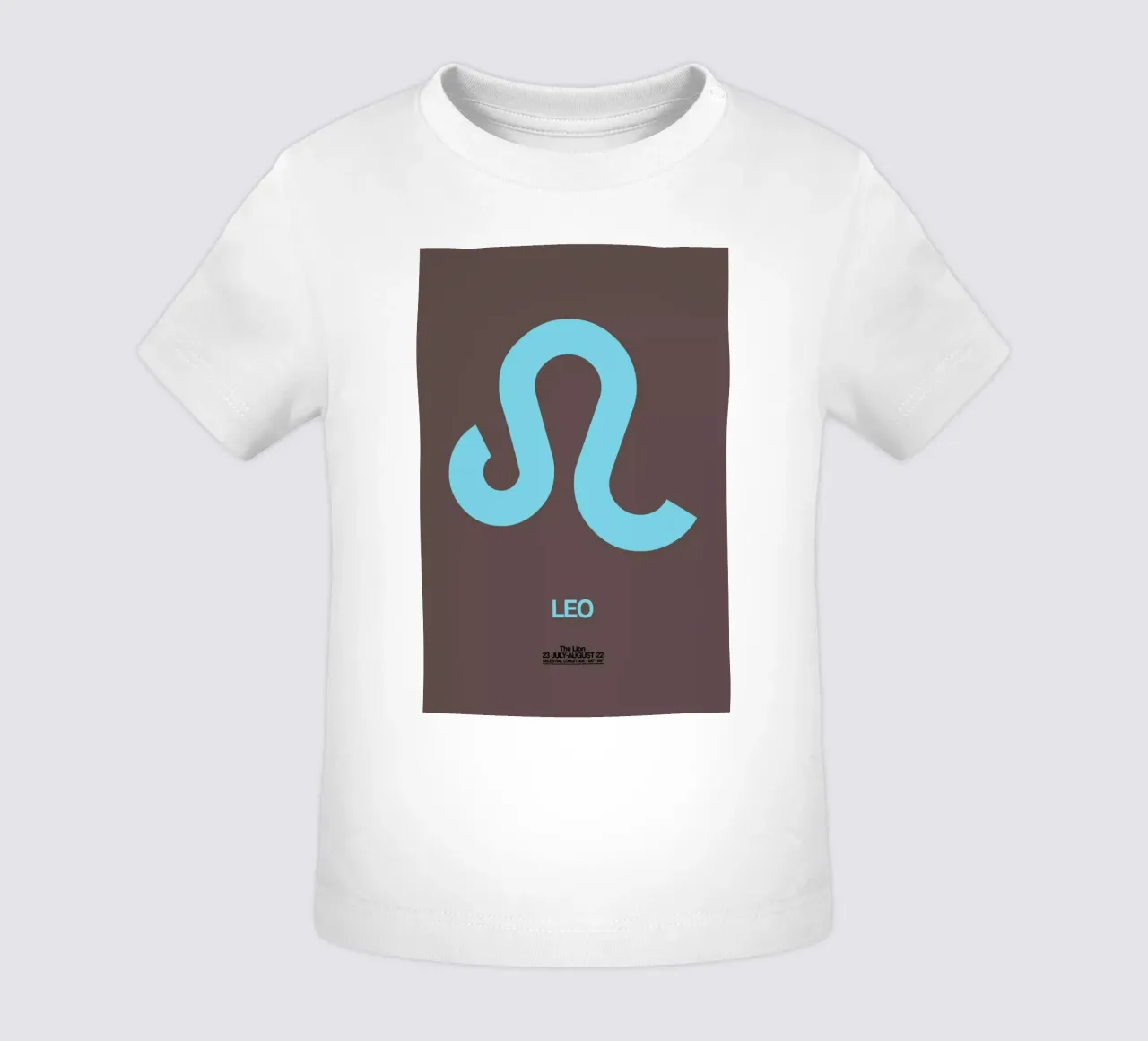 Leo Zodiac Sign Red baby t-shirt by Naxart