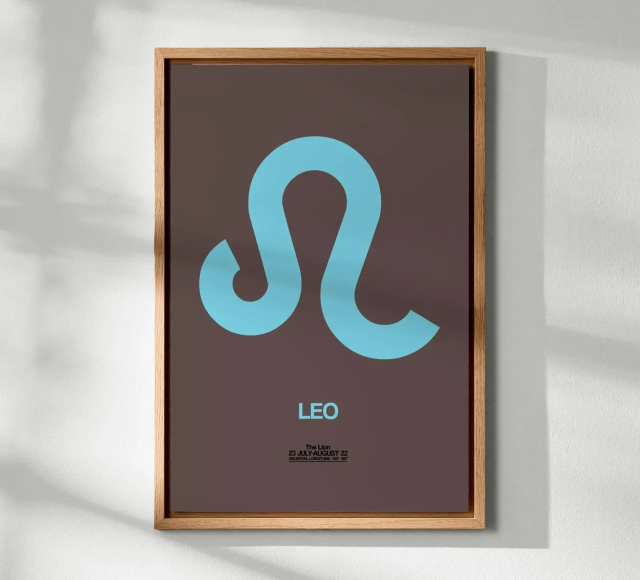 Leo Zodiac Sign Red forex plate by Naxart