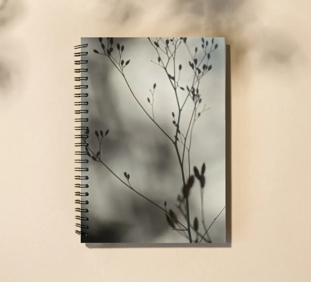 Light and shadow spiral notebook by SaraRosenbaum