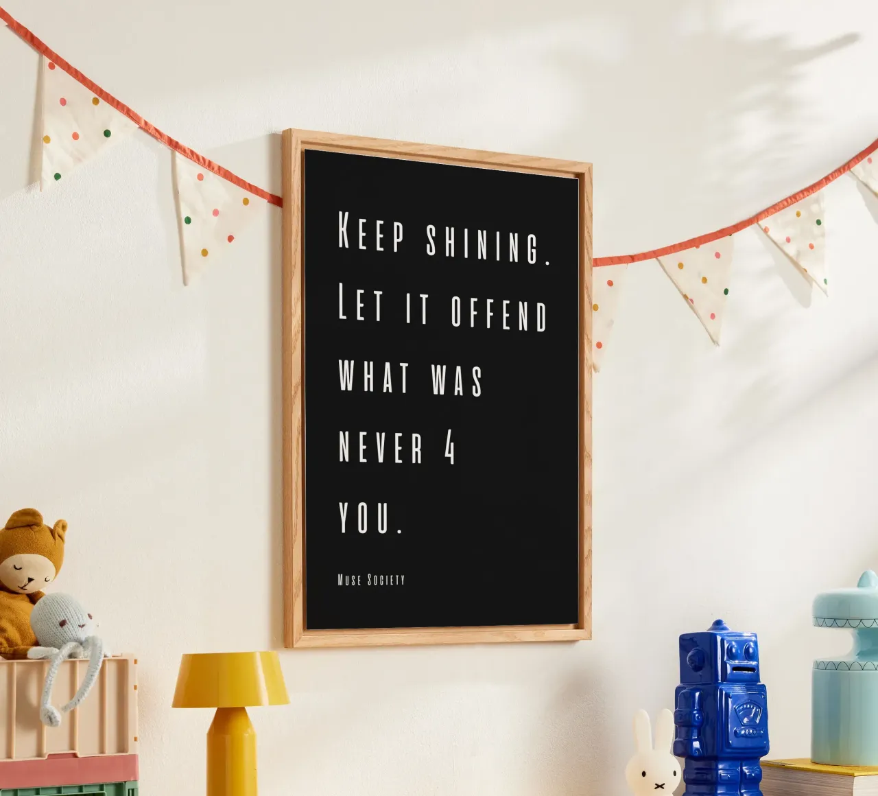 KEEP SHINING plexiglass da Muse Society Shop