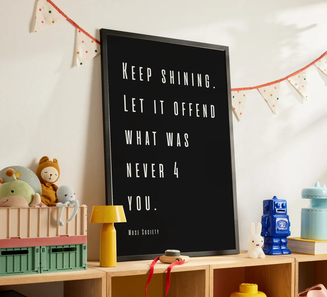 KEEP SHINING poster da Muse Society Shop